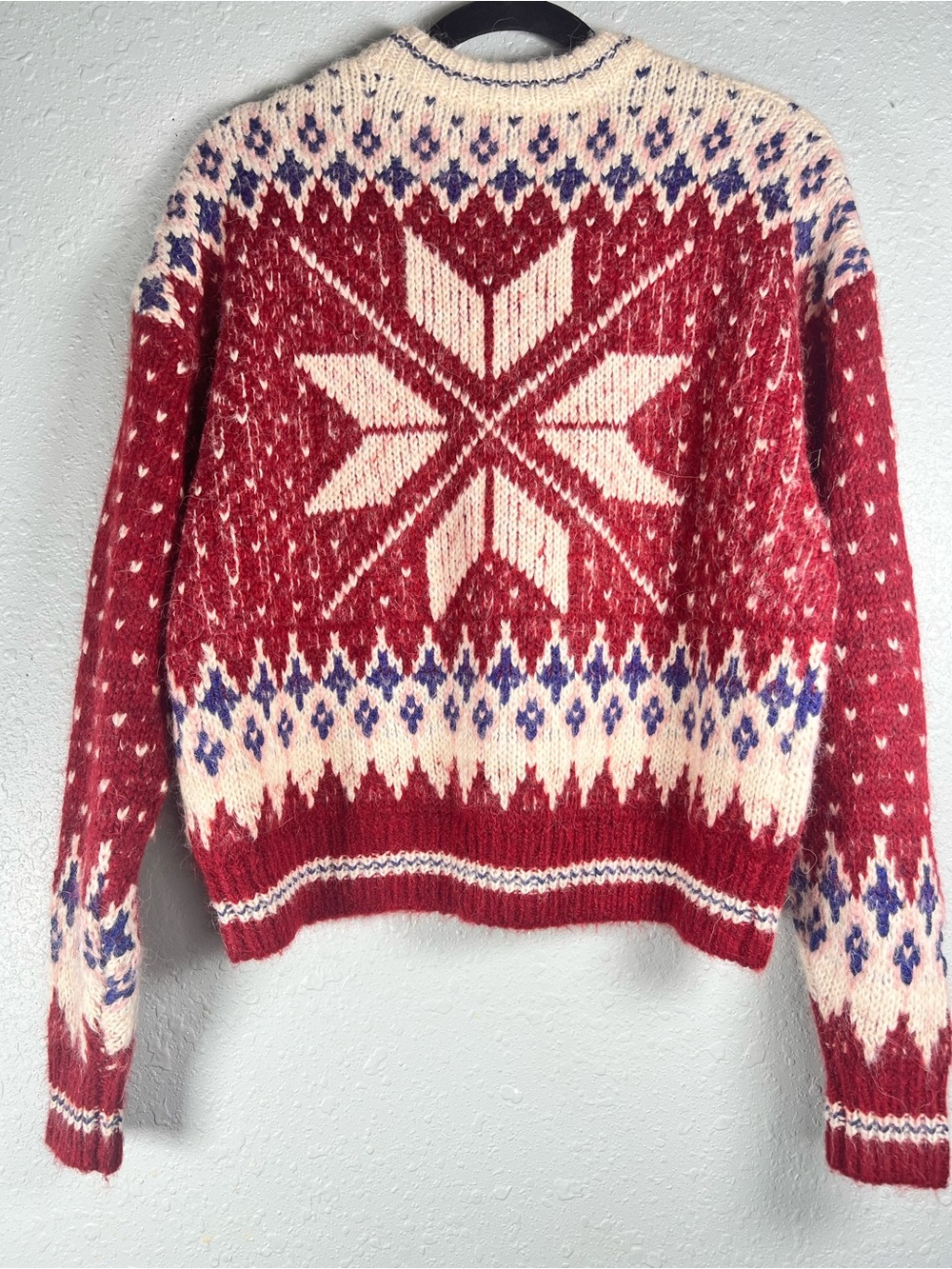 Rag & Bone Alpaca Blend Fair Isle Nordic Sweater XS - Picture 3 of 12